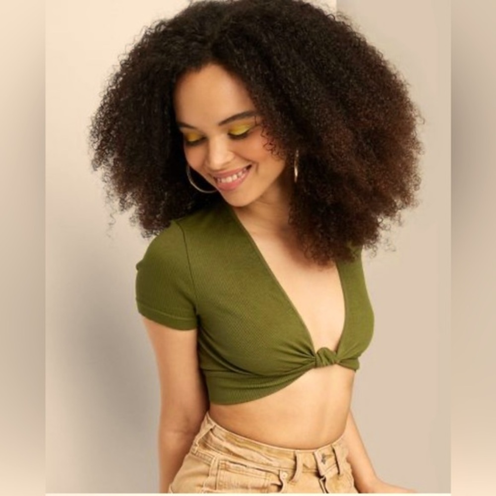 4/$25 NWT wild fable seamless olive green crop - Picture 1 of 6